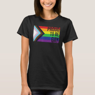 Human Lgbtqia+ Flag Lgbtq+ Flag Proud To Be Gay T-Shirt