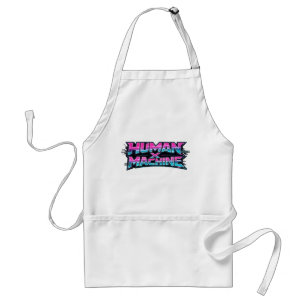 Human × Machine Futuristic Tech Apron