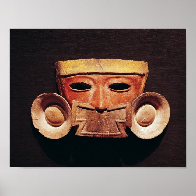 Human mask, from Teotihuacan Poster (Front)