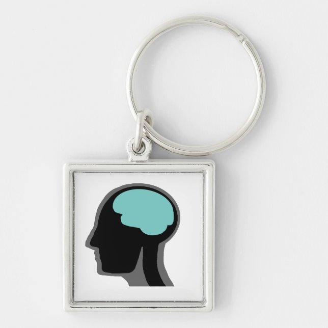 Human Mind Key Ring (Front)