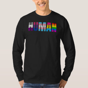 Human Pansexual Transgender Queer Lgbtq+ Love Equa T-Shirt
