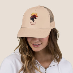 Human Petal Flower Design Uniquely Crafted for -  Trucker Hat