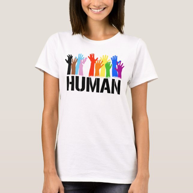 HUMAN PRIDE HANDS T-Shirt (Front)