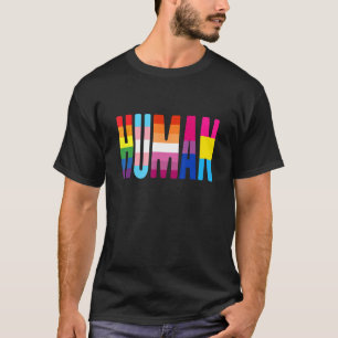 Human Pride Lgbtq Rainbow Transgender Bisexual Lov T-Shirt