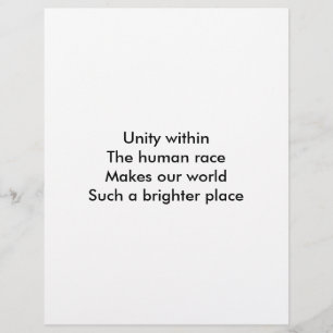 Human race unity