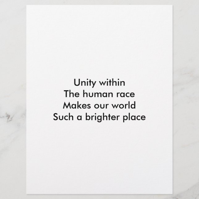 Human race unity (Front)