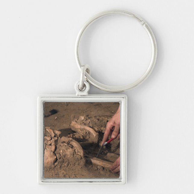 Human remains key ring (Front)