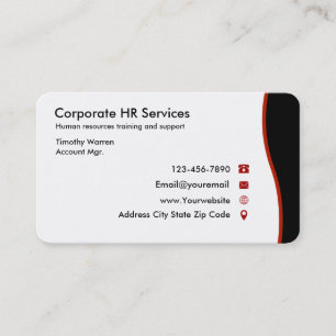 Human Resources Business Cards
