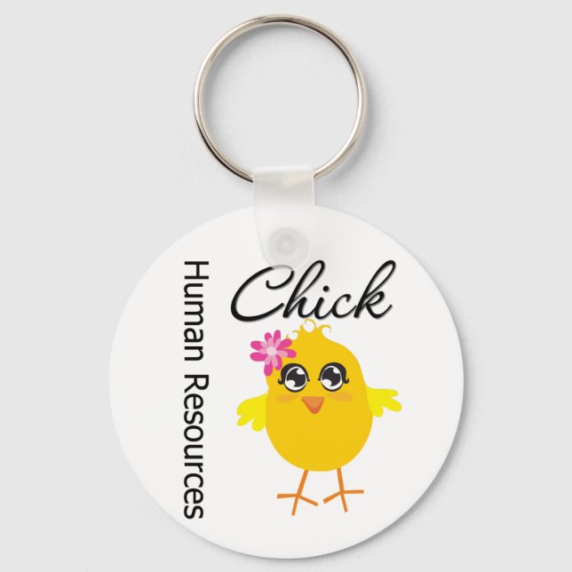 Human Resources Chick Key Ring (Front)