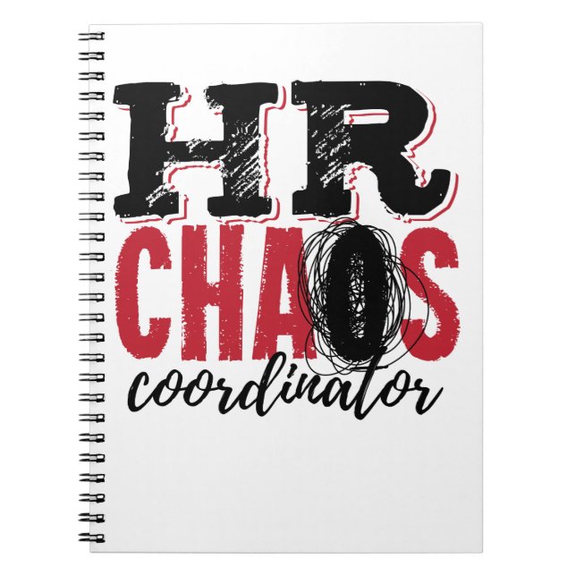 Human Resources HR Chaos Coordinator Notebook (Front)