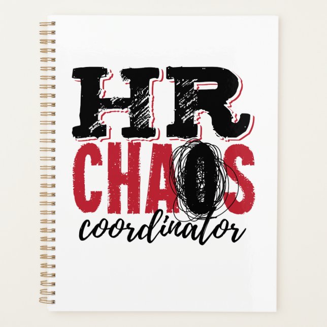 Human Resources HR Chaos Coordinator Planner (Front)