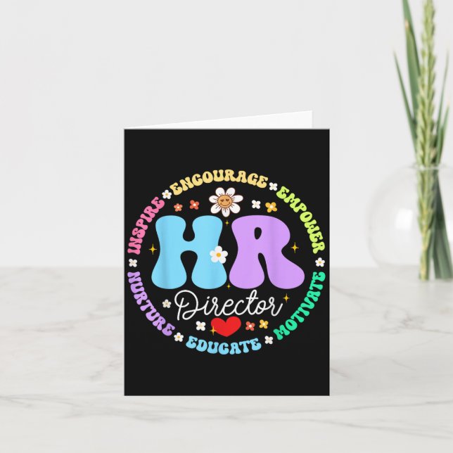 Human Resources Hr Director Employee Appreciation  Card (Front)