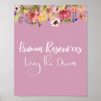 Human Resources Living the Dream HR Cubicle Office