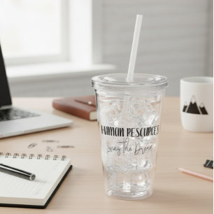 Human Resources Living the Dream HR Office Gift Acrylic Tumbler