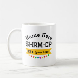Human Resources Mug SHRM-CP Personalised Gift