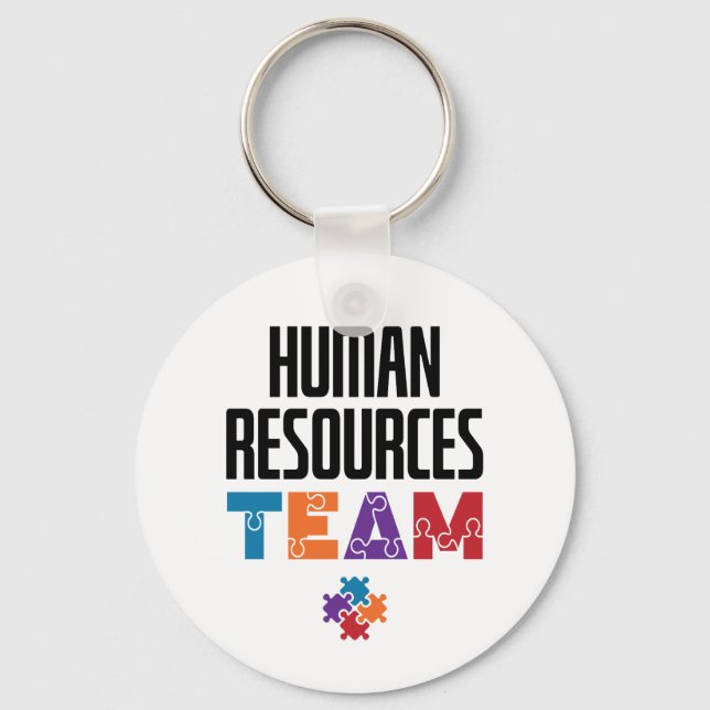 Human Resources Team HR Key Ring (Front)