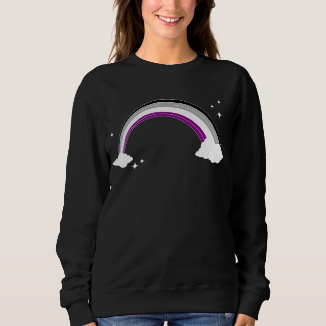 Human Rights Asexual Flag Rainbow Ace Pride Lgbt A Sweatshirt (Front)