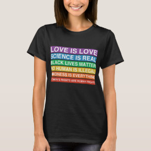 Human Rights Equality Social Justice Women Kindnes T-Shirt