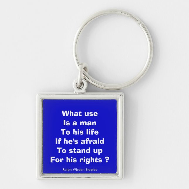 Human rights key ring (Front)