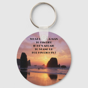 Human rights key ring