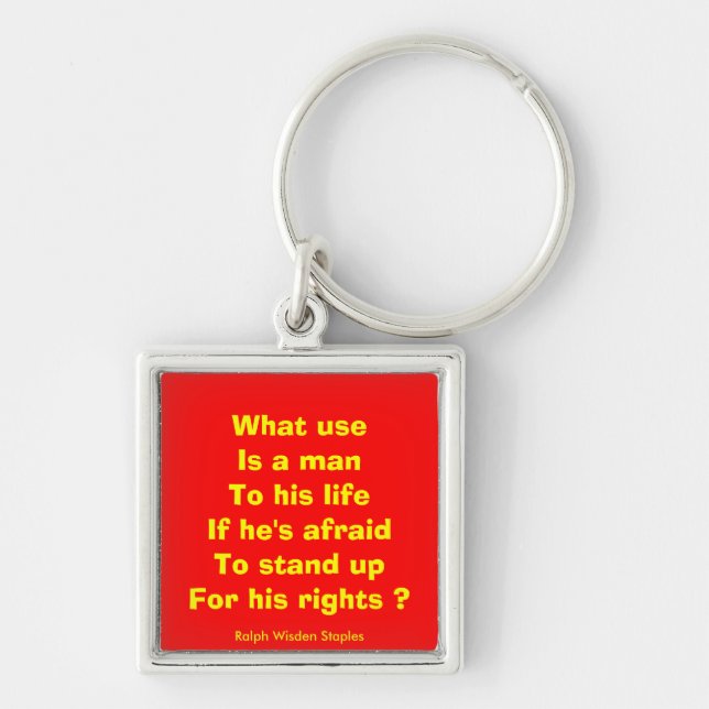 Human rights key ring (Front)