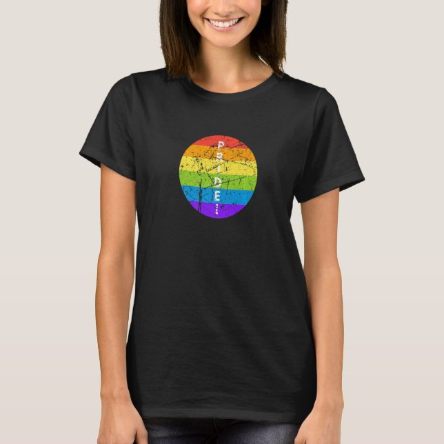Human Rights LGBTQ Pride Equality Celebration Gay  T-Shirt (Front)