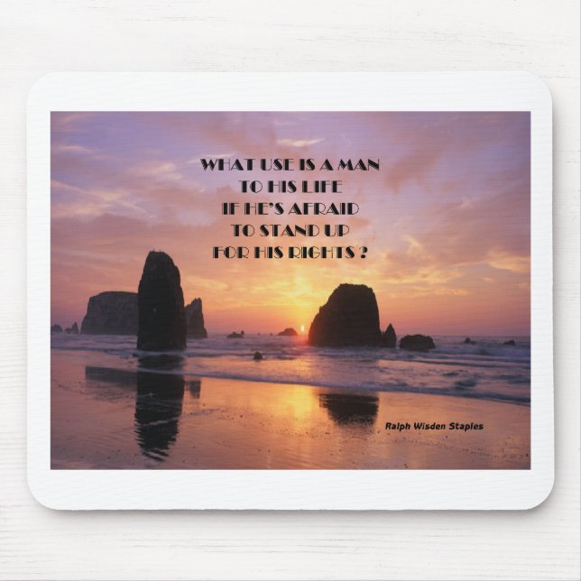 Human rights mouse pad (Front)