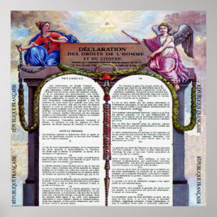 Human rights post poster