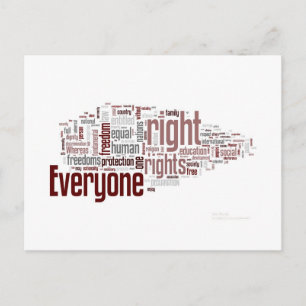 Human Rights Postcard