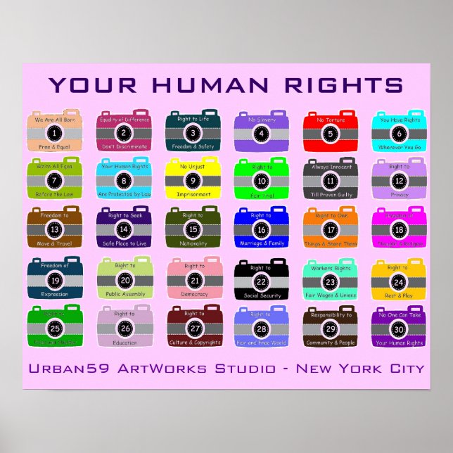 HUMAN RIGHTS POSTER: "SNAP SHOT OF YOUR HR" POSTER (Front)