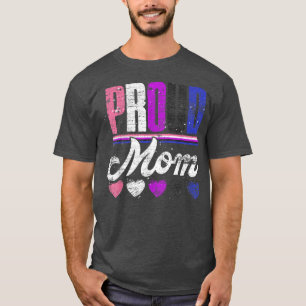 Human Rights Queer Proud Mum Pride Month Genderflu T-Shirt