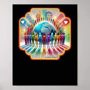 Human Rights Sticker Poster