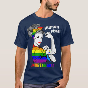 Human Rights Unbreakable Lgbt Pride Month 2022 282 T-Shirt