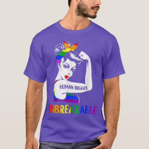 Human Rights Unbreakable Lgbt Pride Month 2022 282 T-Shirt