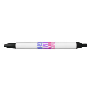 Human Rights Womens Right Black Ink Pen