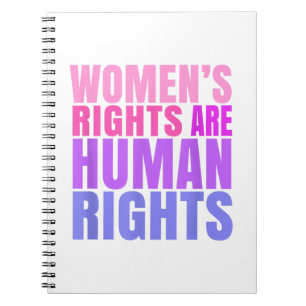 Human Rights Womens Right Notebook