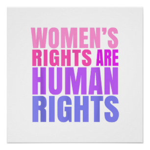 Human Rights Womens Right Poster