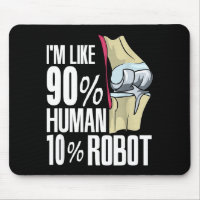 Human Robot New Knee Surgery Joke Funny Knee Repla