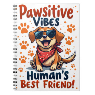 Human’s Best Friend Cute Dog Notebook