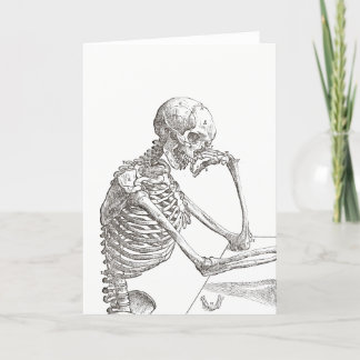 Human Skeleton Greeting Card