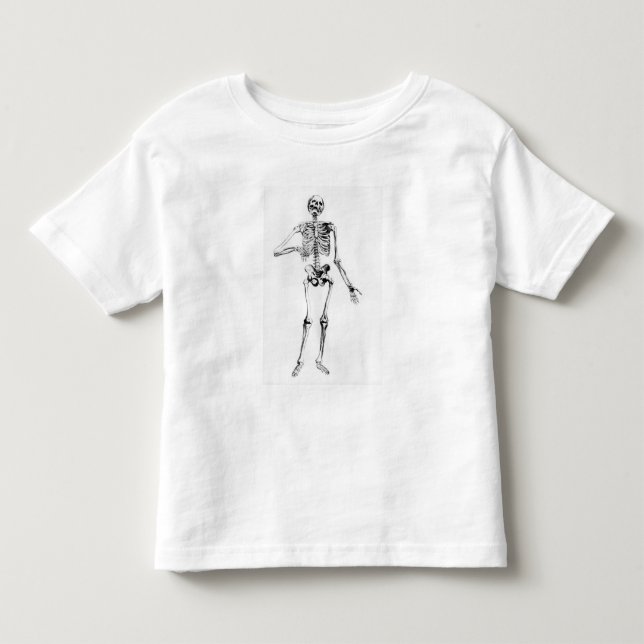Human Skeleton Toddler T-Shirt (Front)