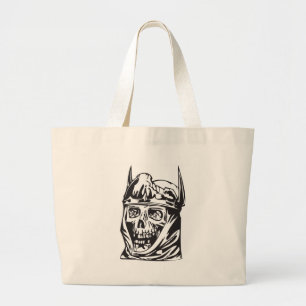 Human Skull 137 Large Tote Bag