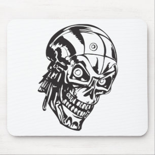 Human Skull 146 Mouse Pad