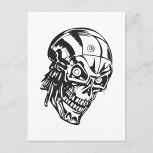 Human Skull 146 Postcard