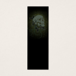 human skull bookmark