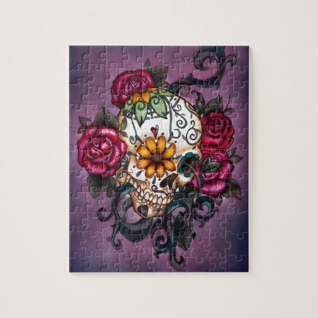 Human Skull Jigsaw Puzzle (Vertical)