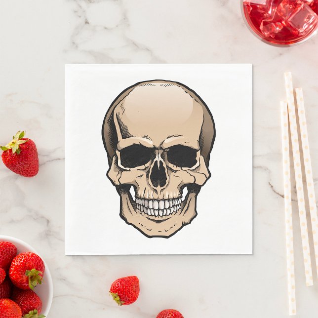 Human Skull Napkin (Creator Uploaded)