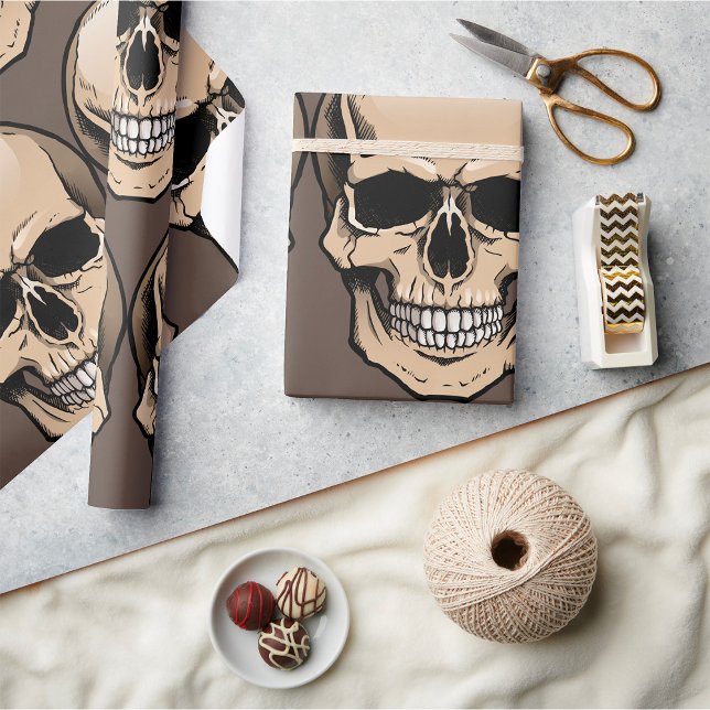 Human Skull Wrapping Paper (Creator Uploaded)