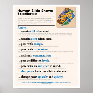 Human Slide Shows Excellence Poster