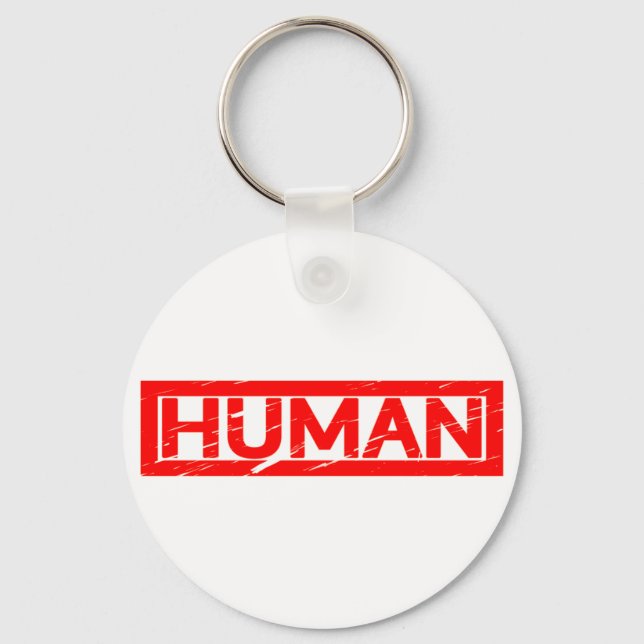 Human Stamp Key Ring (Front)